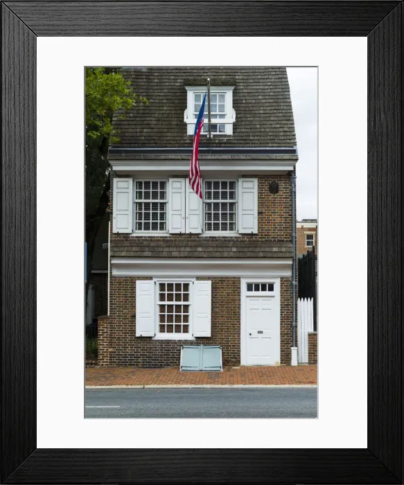 Framed Print : USA, Pennsylvania, Philadelphia, Betsy Ross House, exterior Framed Print : USA, Pennsylvania, Philadelphia, Betsy Ross House, exterior