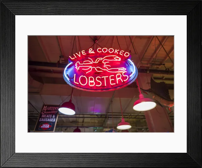 Framed Print : USA, Pennsylvania, Philadelphia, Reading Terminal Market, food market interior Framed Print : USA, Pennsylvania, Philadelphia, Reading Terminal Market, food market interior