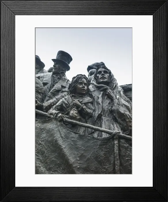 Framed Print : USA, Pennsylvania, Philadelphia, irish Memorial