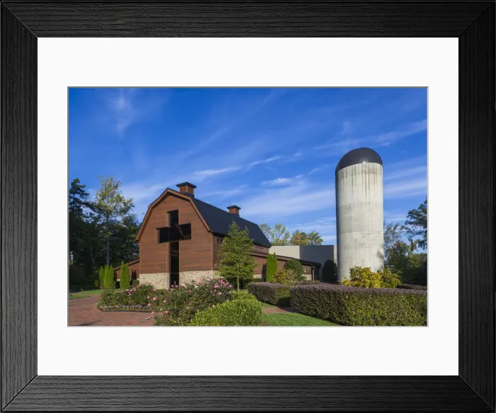 Framed Print : USA, North Carolina, Charlotte, The Billy Graham Library, library and chapel by Framed Print : USA, North Carolina, Charlotte, The Billy Graham Library, library and chapel by