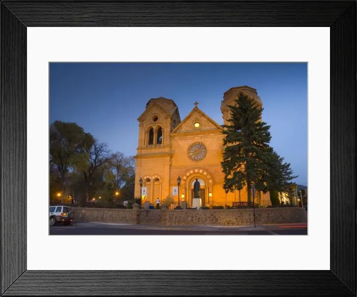 Framed Print : USA, New Mexico, Santa Fe, Cathedral Basilica of Saint Francis of Assisi (1869) Framed Print : USA, New Mexico, Santa Fe, Cathedral Basilica of Saint Francis of Assisi (1869)