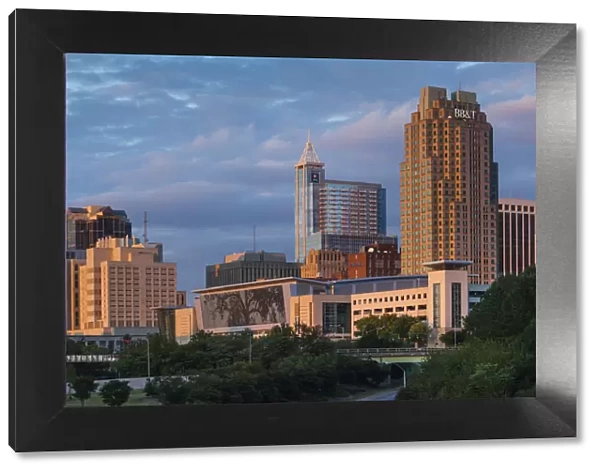 USA, North Carolina, Raleigh, city skyline