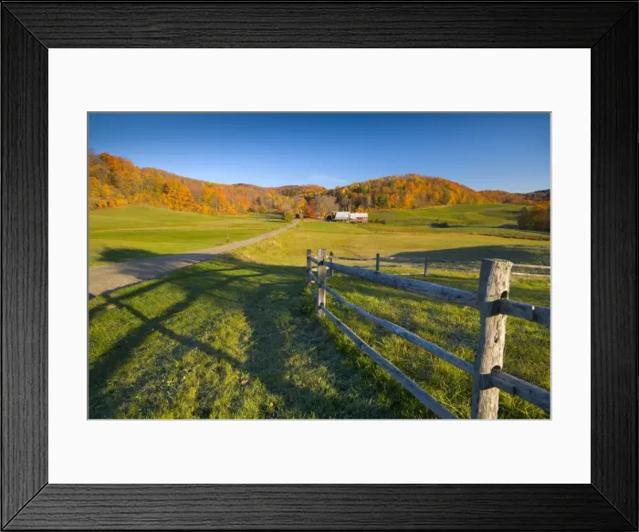 Framed Print : USA, Vermont, nr Woodstock, Jenne Farm Framed Print : USA, Vermont, nr Woodstock, Jenne Farm