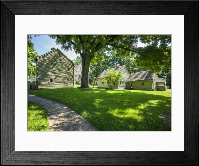 Framed Print : USA, Pennsylvania, Pennsylvania Dutch Country, Ephrata, Ephrata Cloister, monastery