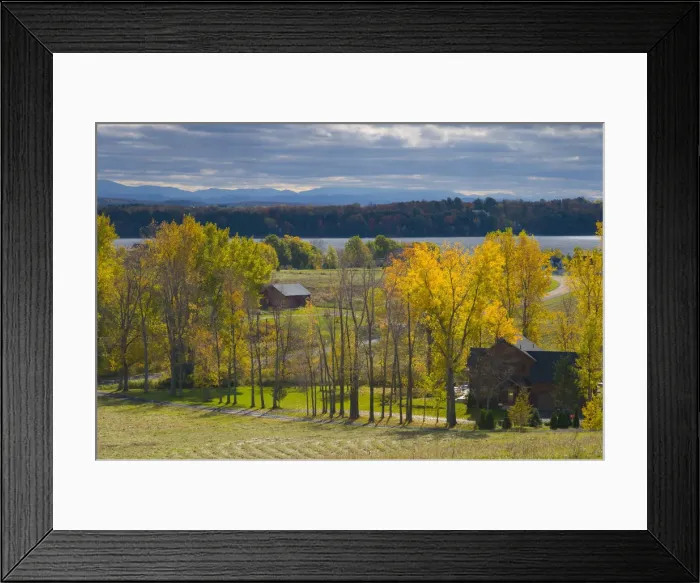 Framed Print : USA, Vermont, Grand Isle on Lake Champlain Framed Print : USA, Vermont, Grand Isle on Lake Champlain