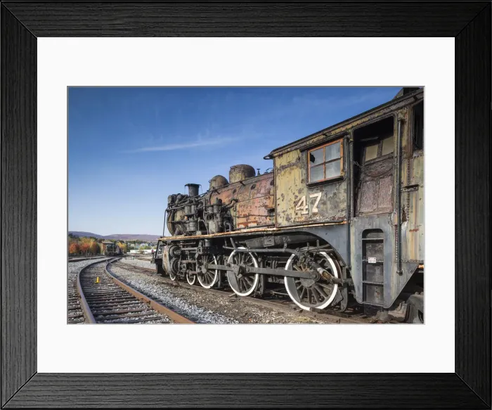 Framed Print : USA, Pennsylvania, Scranton, Steamtown National Historic Site, steam-era locomotive Framed Print : USA, Pennsylvania, Scranton, Steamtown National Historic Site, steam-era locomotive