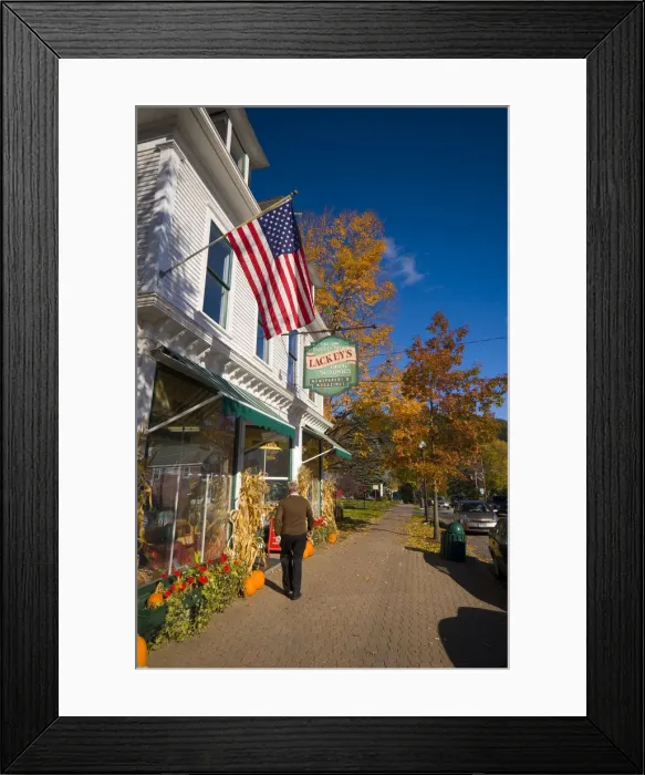 Framed Print : USA, Vermont, Stowe Framed Print : USA, Vermont, Stowe