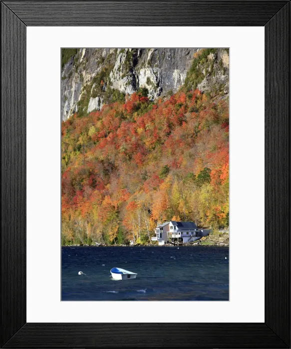 Framed Print : USA, New England, Vermont, Westmore, Lake Willoughby, Fall Foliage Framed Print : USA, New England, Vermont, Westmore, Lake Willoughby, Fall Foliage