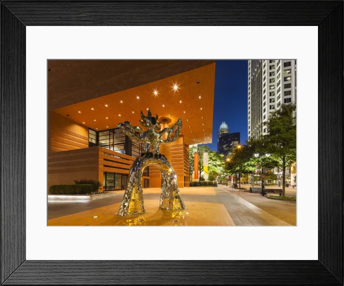 Framed Print : USA, North Carolina, Charlotte, Bechtler Museum of Modern Art with the sculpture Firebird Framed Print : USA, North Carolina, Charlotte, Bechtler Museum of Modern Art with the sculpture Firebird