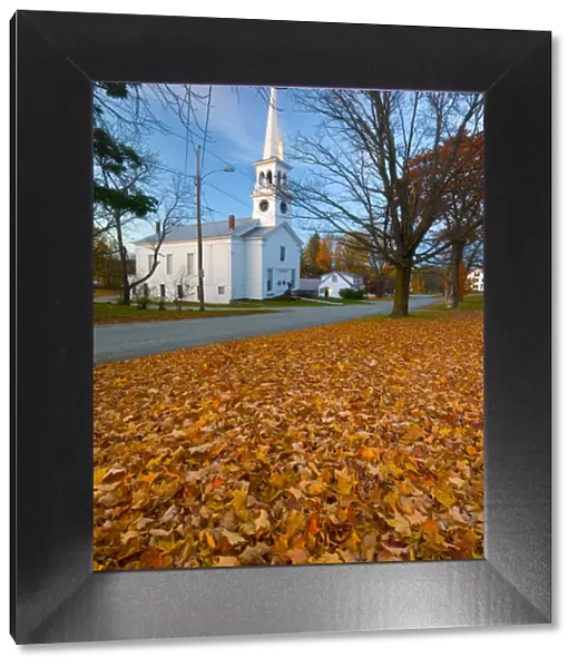 USA, Vermont, Peacham, The Congregational Church