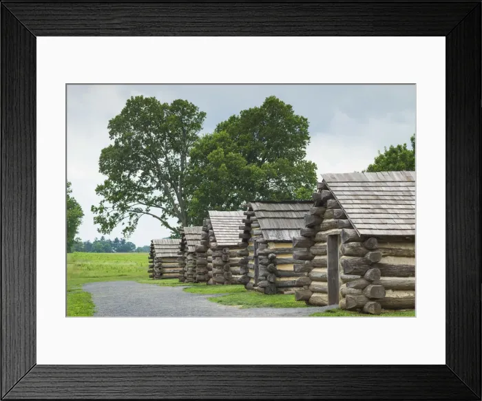 Framed Print : USA, Pennsylvania, King of Prussia, Valley Forge National Historical Park, Battlefield