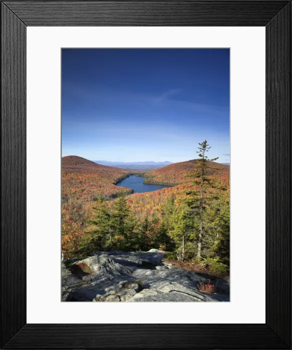 Framed Print : USA, New England, Vermont, Groton State Forest, Fall Foliage, Owls Head Overlook Framed Print : USA, New England, Vermont, Groton State Forest, Fall Foliage, Owls Head Overlook