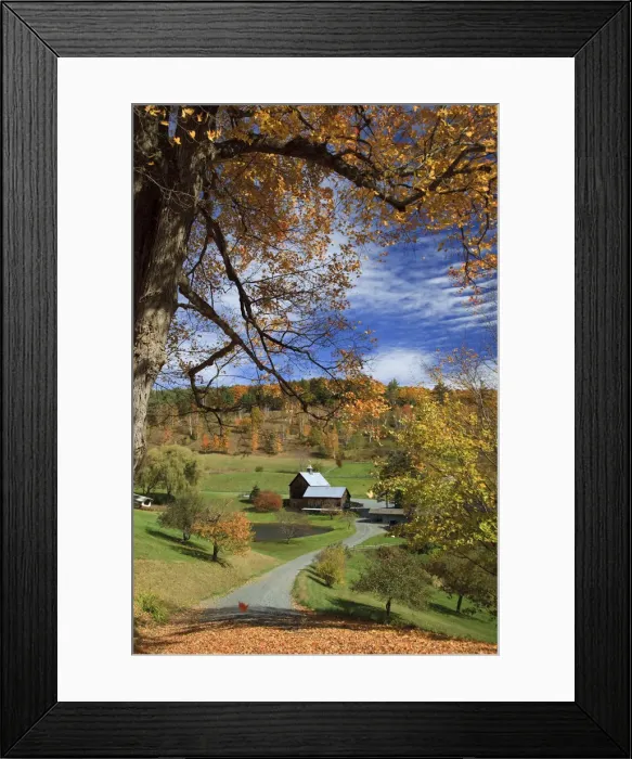 Framed Print : USA, New England, Vermont, Woodstock, Sleepy Hollow Farm Framed Print : USA, New England, Vermont, Woodstock, Sleepy Hollow Farm