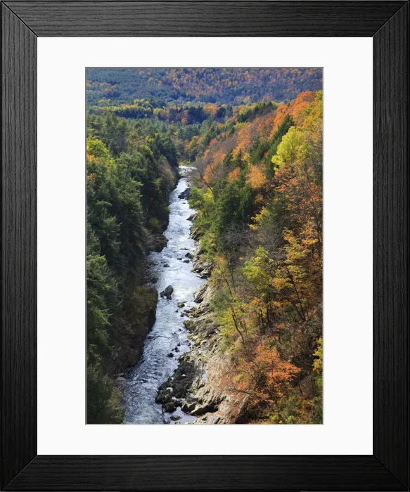 Framed Print : USA, New England, Vermont, Woodstock, Quechee State Park, Fall Foliage and Quechee Gorge Framed Print : USA, New England, Vermont, Woodstock, Quechee State Park, Fall Foliage and Quechee Gorge