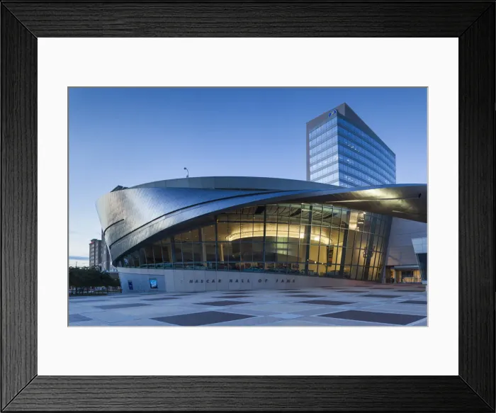 Framed Print : USA, North Carolina, Charlotte, Nascar Hall of Fame Framed Print : USA, North Carolina, Charlotte, Nascar Hall of Fame