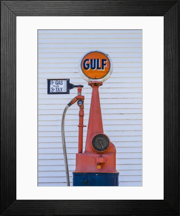 Framed Print : USA, New England, Vermont, Plymouth, antique gasoline pump Framed Print : USA, New England, Vermont, Plymouth, antique gasoline pump
