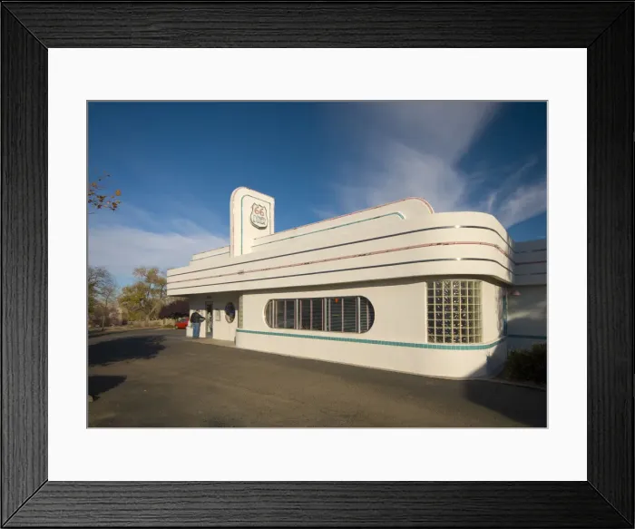 Framed Print : USA, New Mexico, Albuquerque, Route 66 Diner Framed Print : USA, New Mexico, Albuquerque, Route 66 Diner