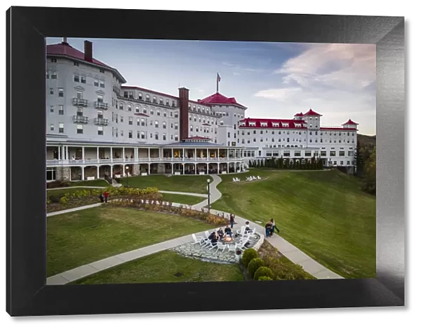 USA, New Hampshire, White Mountains, Bretton Woods, The Mount Washington Hotel, exterior