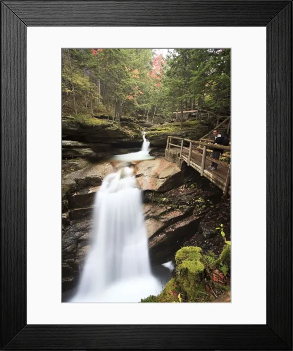 Framed Print : USA, New England, New Hampshire, White Mountains (Kancamagus Hwy), Sabbaday Falls (MR) Framed Print : USA, New England, New Hampshire, White Mountains (Kancamagus Hwy), Sabbaday Falls (MR)
