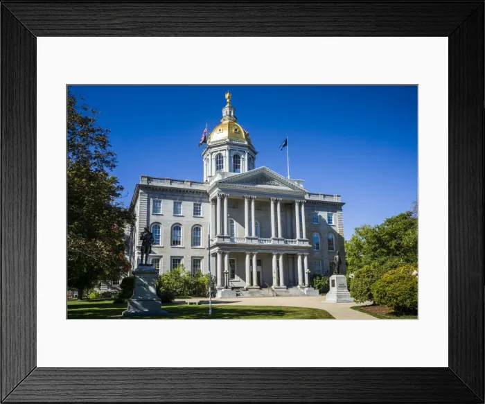 Framed Print : USA, New Hampshire, Concord, New Hampshire State House, exterior Framed Print : USA, New Hampshire, Concord, New Hampshire State House, exterior