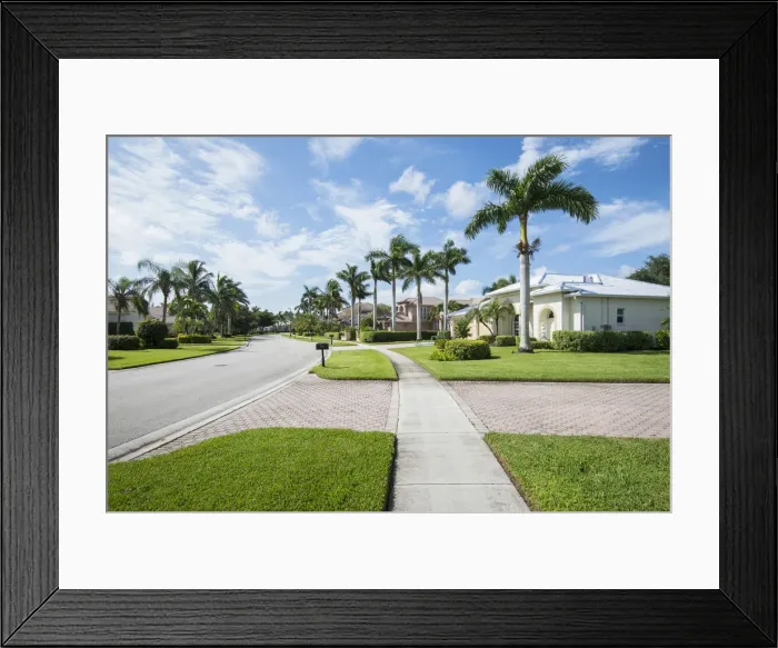 Framed Print : United States, Florida, Naples, Lely Resort, Gulf Coast Framed Print : United States, Florida, Naples, Lely Resort, Gulf Coast