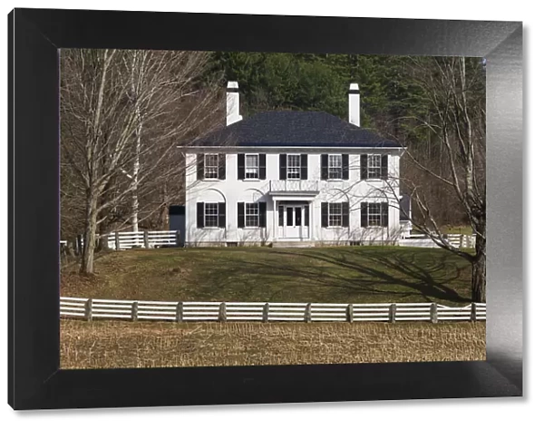 USA, New Hampshire, Orford, one of the seven Ridge Federalist-style houses