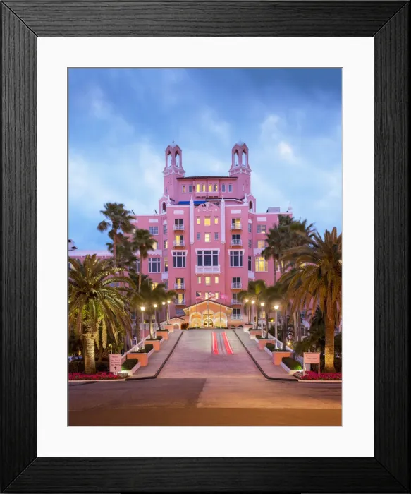Framed Print : United States, Florida, St Pete Beach, Gulf Of Mexico, Don CeSar Hotel, Pink Palace Framed Print : United States, Florida, St Pete Beach, Gulf Of Mexico, Don CeSar Hotel, Pink Palace