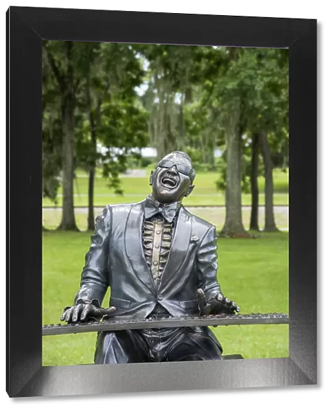 USA, Florida, Greenville, Ray Charles Memorial, Bronze Statue, Haffye Hayes Park