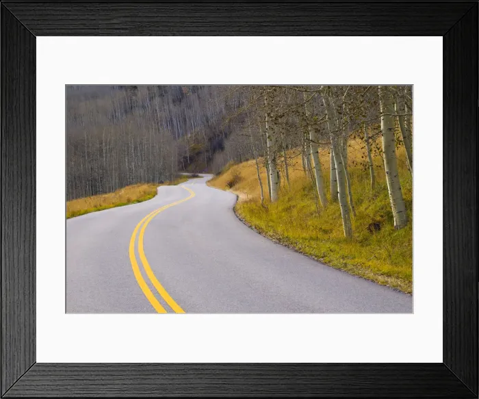 Framed Print : USA, Colorado, Maroon Bells Scenic Area