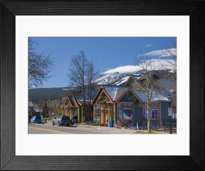 Framed Print : USA, Colorado, Breckenridge, Main Street Framed Print : USA, Colorado, Breckenridge, Main Street