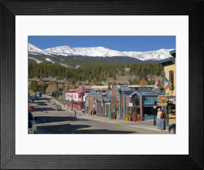 Framed Print : USA, Colorado, Breckenridge
