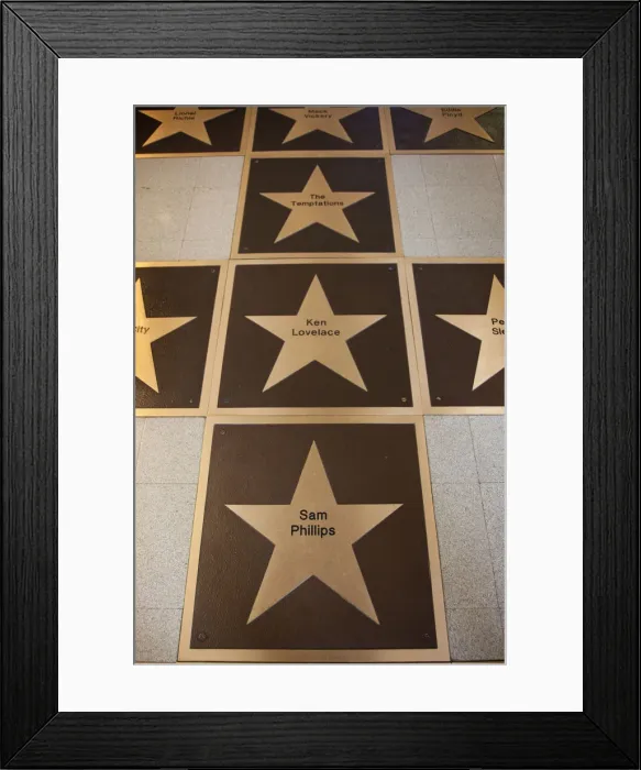 Framed Print : USA, Alabama, Muscle Shoals Area, Tuscumbia, Alabama Music Hall of Fame, Walk of Stars Framed Print : USA, Alabama, Muscle Shoals Area, Tuscumbia, Alabama Music Hall of Fame, Walk of Stars