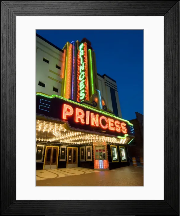 Framed Print : USA, Alabama, Decatur, Dusk, Princess Theatre, Silent Film and Vaudeville Playhouse Framed Print : USA, Alabama, Decatur, Dusk, Princess Theatre, Silent Film and Vaudeville Playhouse