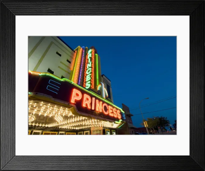 Framed Print : USA, Alabama, Decatur, Dusk, Princess Theatre, Silent Film and Vaudeville Playhouse Framed Print : USA, Alabama, Decatur, Dusk, Princess Theatre, Silent Film and Vaudeville Playhouse