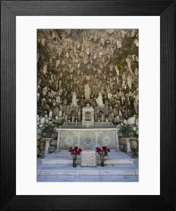 Framed Print : USA, Alabama, Cullman, Ave Maria Grotto, miniature international religious sites Framed Print : USA, Alabama, Cullman, Ave Maria Grotto, miniature international religious sites