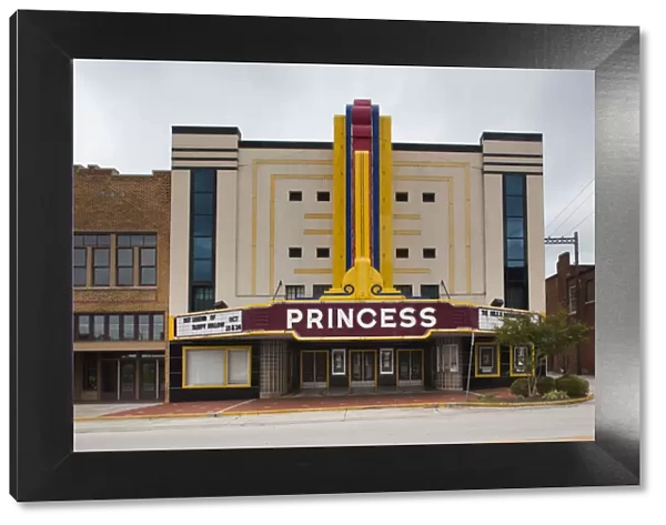 USA, Alabama, Decatur, art-deco Princess Theater
