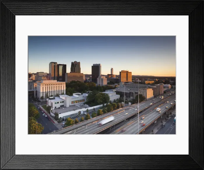 Framed Print : USA, Alabama, Birmingham and Rt. 20 / 59 Framed Print : USA, Alabama, Birmingham and Rt. 20 / 59