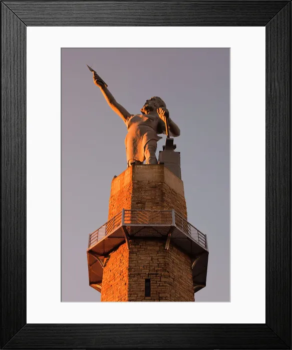 Framed Print : USA, Alabama, Birmingham, Vulcan Park, Vulcan Statue Framed Print : USA, Alabama, Birmingham, Vulcan Park, Vulcan Statue
