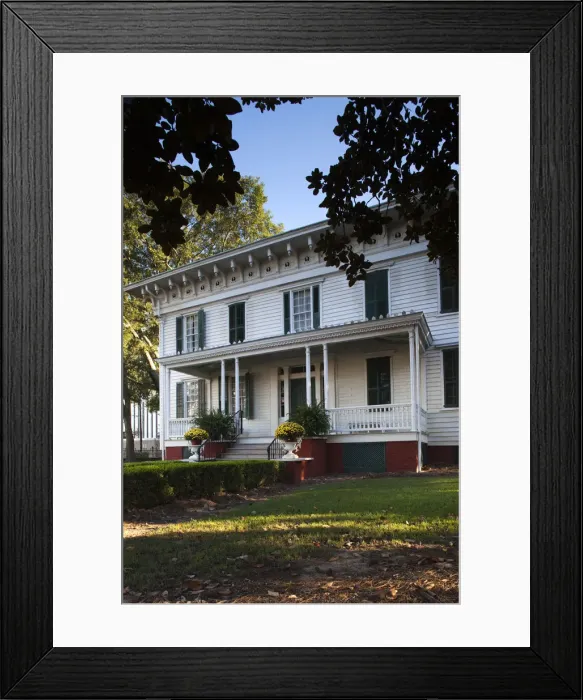 Framed Print : USA, Alabama, Montgomery, First White House of the Confederacy, home to Confederate Framed Print : USA, Alabama, Montgomery, First White House of the Confederacy, home to Confederate