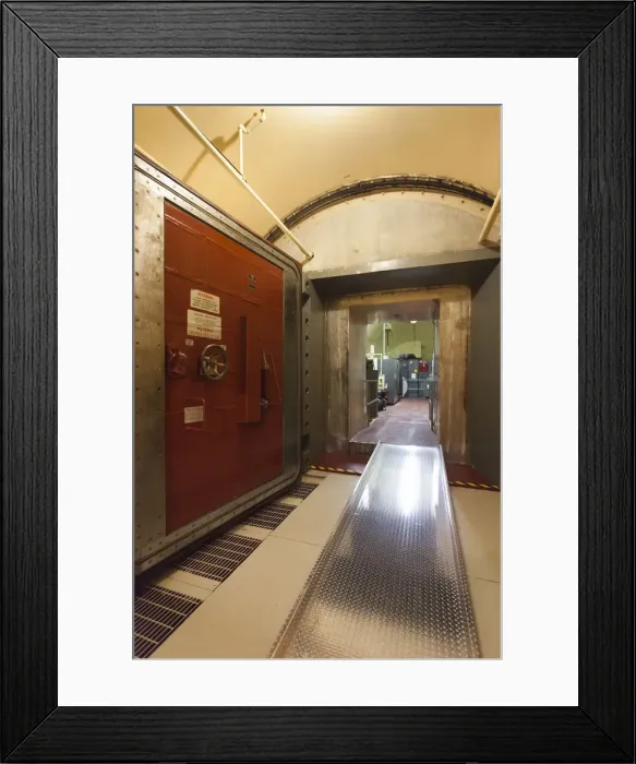 Framed Print : USA, North Dakota, Cooperstown, Ronald Reagan Minuteman Missile State Historic Site