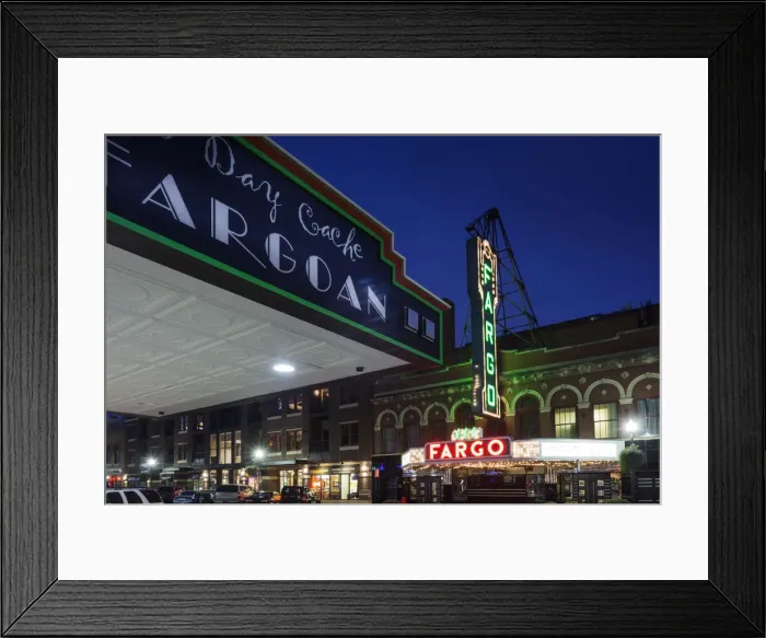 Framed Print : USA, North Dakota, Fargo, Fargo Theater, marquee Framed Print : USA, North Dakota, Fargo, Fargo Theater, marquee