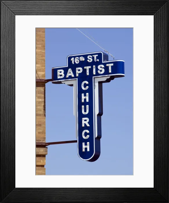 Framed Print : USA, Alabama, Birmingham, 16th Street Baptist Church, American Civil Rights Movement Framed Print : USA, Alabama, Birmingham, 16th Street Baptist Church, American Civil Rights Movement