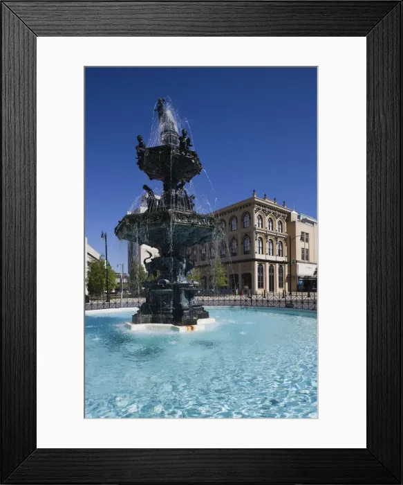 Framed Print : USA, Alabama, Montgomery, Dexter Avenue fountain Framed Print : USA, Alabama, Montgomery, Dexter Avenue fountain