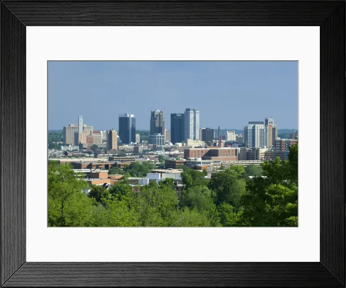 Framed Print : USA, Alabama, Birmingham, United States Banking Center, Iron and Steel Producer Framed Print : USA, Alabama, Birmingham, United States Banking Center, Iron and Steel Producer