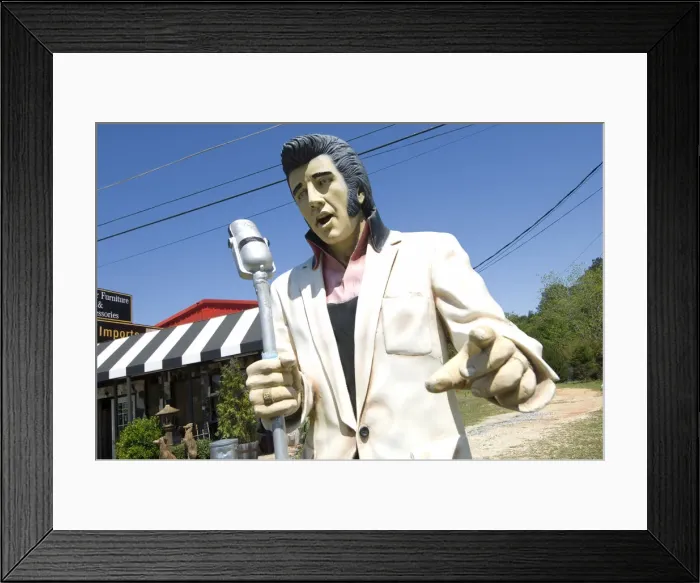 Framed Print : USA, Alabama, Dotham, Roadside Elvis Presley For Sale Framed Print : USA, Alabama, Dotham, Roadside Elvis Presley For Sale