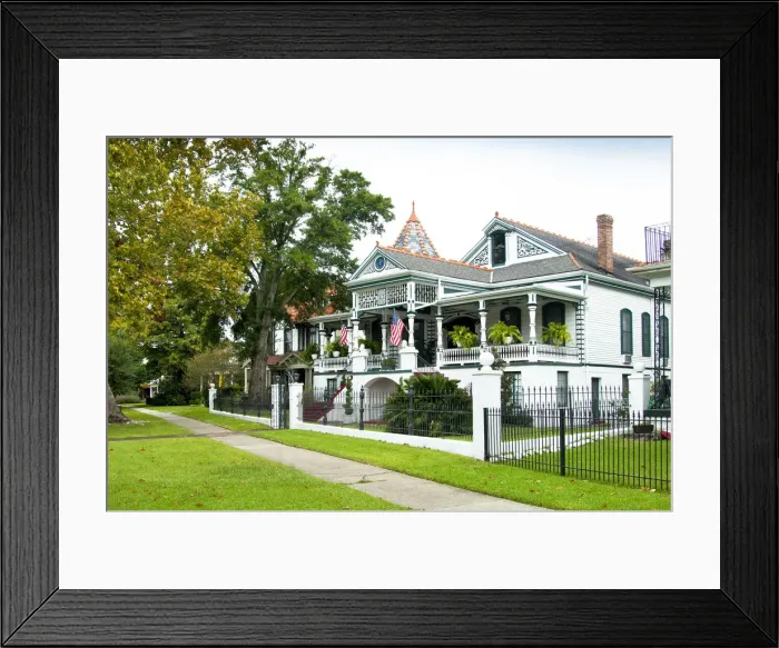 Framed Print : Louisiana, New Orleans, Mid-City Neighborhood, Esplanade Avenue Framed Print : Louisiana, New Orleans, Mid-City Neighborhood, Esplanade Avenue