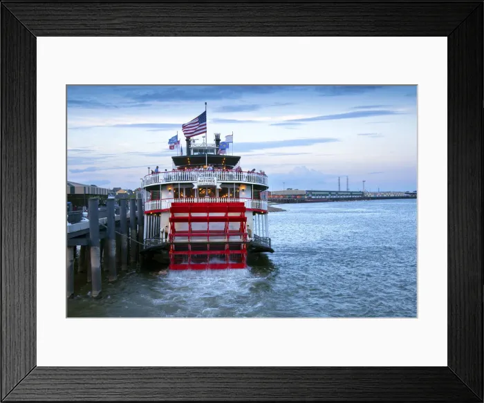 Framed Print : Louisiana, New Orleans, Natchez Steamboat, Mississippi River Framed Print : Louisiana, New Orleans, Natchez Steamboat, Mississippi River