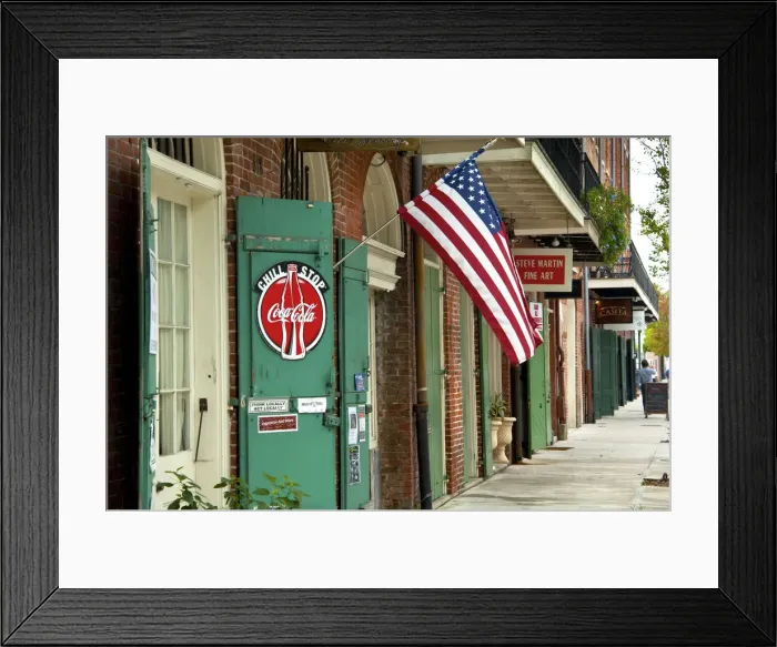 Framed Print : Louisiana, New Orleans, Julia Street, Julia Row, Art Galleries, Arts Warehouse District Framed Print : Louisiana, New Orleans, Julia Street, Julia Row, Art Galleries, Arts Warehouse District
