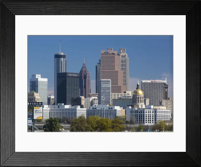 Framed Print : City skyline, Atlanta, Georgia, USA Framed Print : City skyline, Atlanta, Georgia, USA