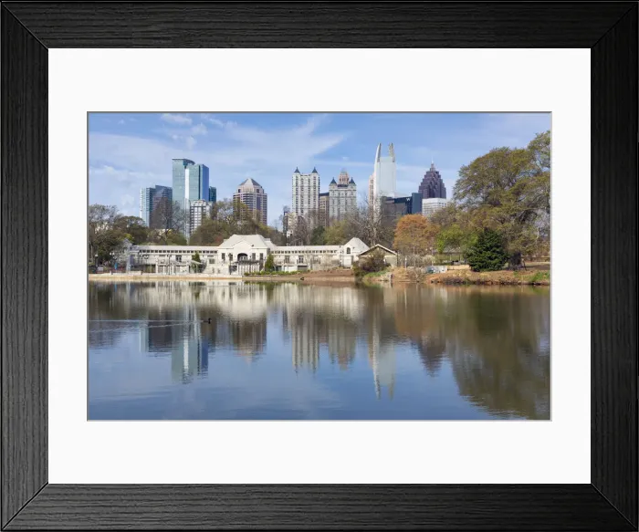 Framed Print : Midtown Skyline from Piedmont Park, Atlanta, Georgia, United States of America Framed Print : Midtown Skyline from Piedmont Park, Atlanta, Georgia, United States of America